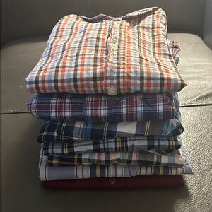 Multiples Boys Plaid Button-Down Shirts - Multi Color